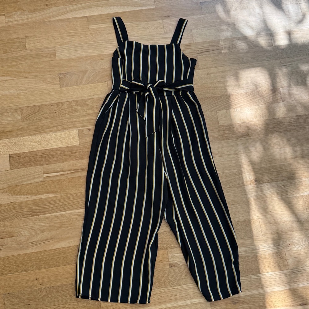 Zunie Black and Yellow Striped Dress